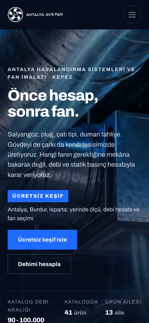 Antalya AVS Fan sitesi, telefonda
