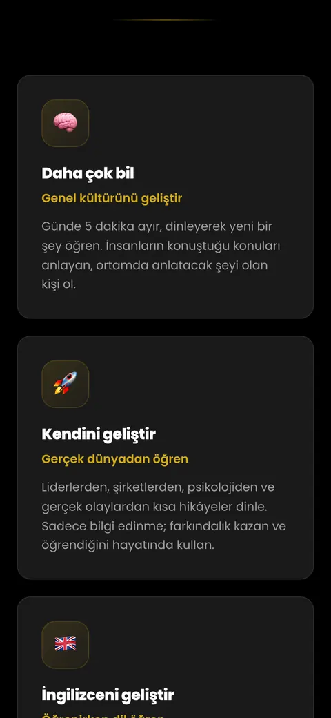 Merak Et Öğren sitesi telefonda: özellikler bölümü
