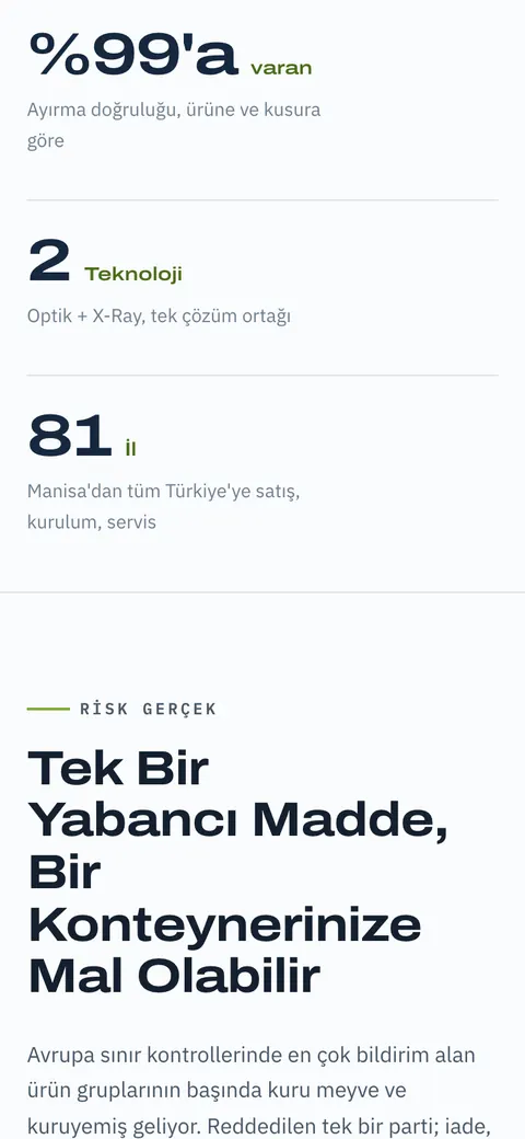SAGE Makine sitesi telefonda: rakamlarla bölümü